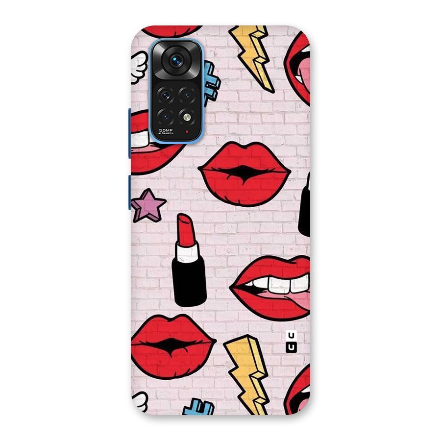 Bold Red Back Case for Redmi Note 11S
