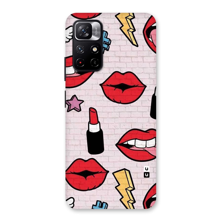Bold Red Back Case for Redmi Note 11T 5G