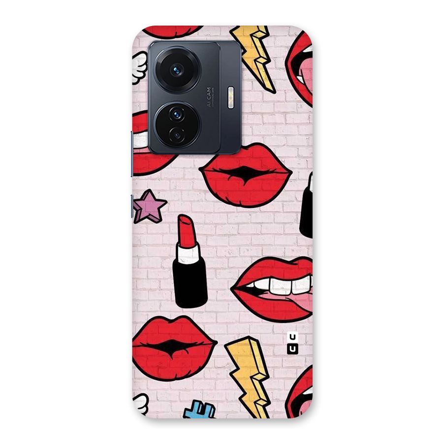 Bold Red Back Case for Vivo T1 Pro