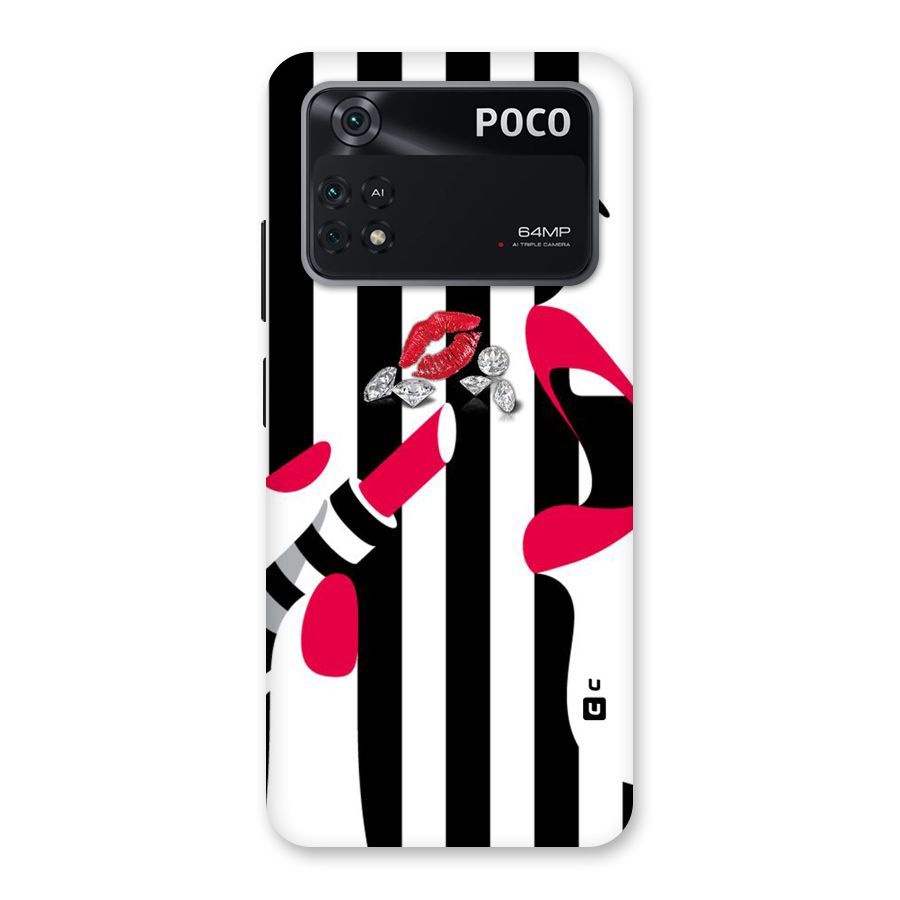 Bold Woman Back Case for Poco M4 Pro 4G