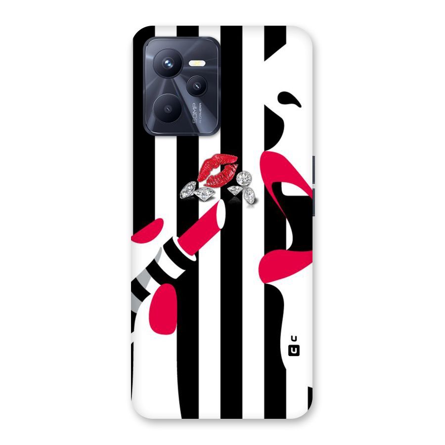 Bold Woman Back Case for Realme C35
