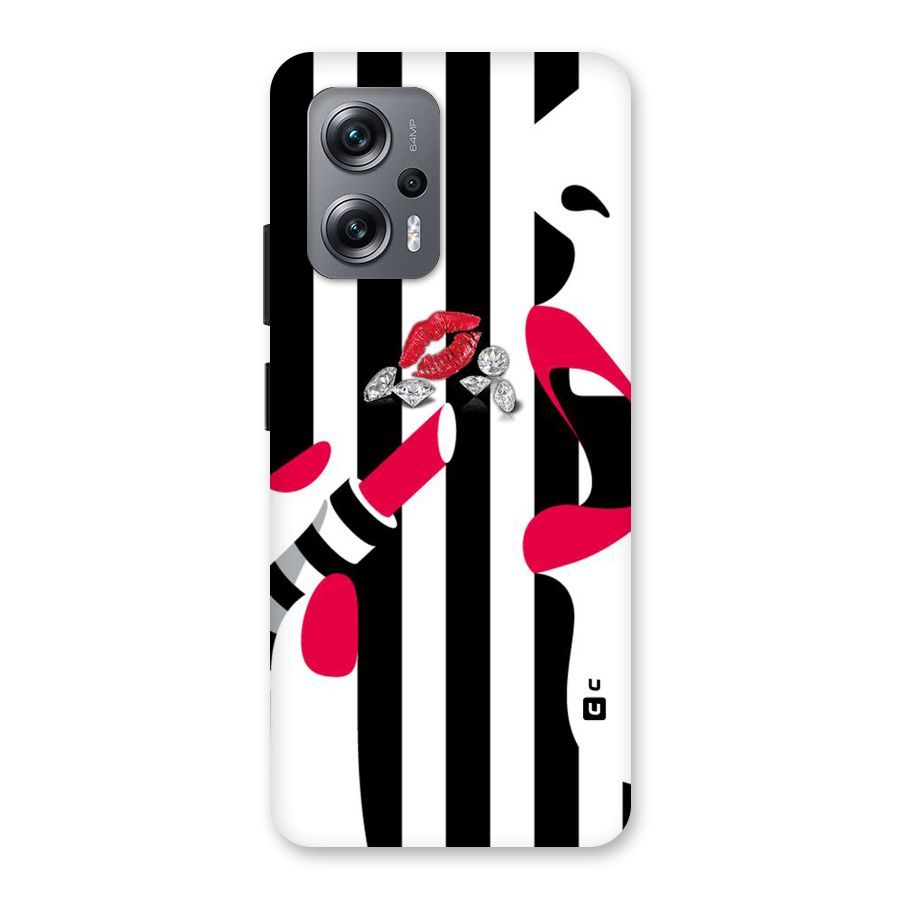 Bold Woman Back Case for Redmi K50i