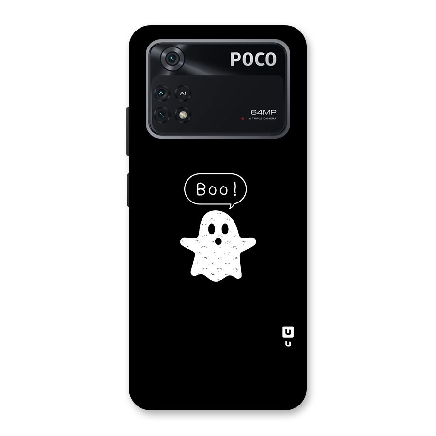 Boo Cute Ghost Back Case for Poco M4 Pro 4G