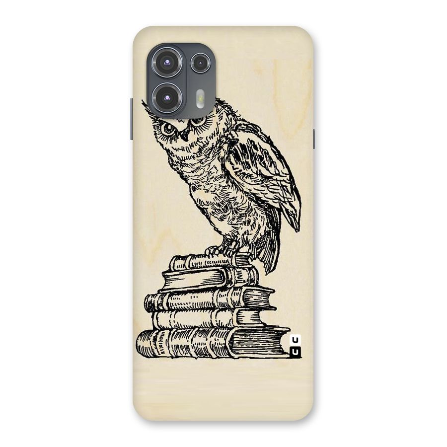 Book Owl Back Case for Motorola Edge 20 Fusion