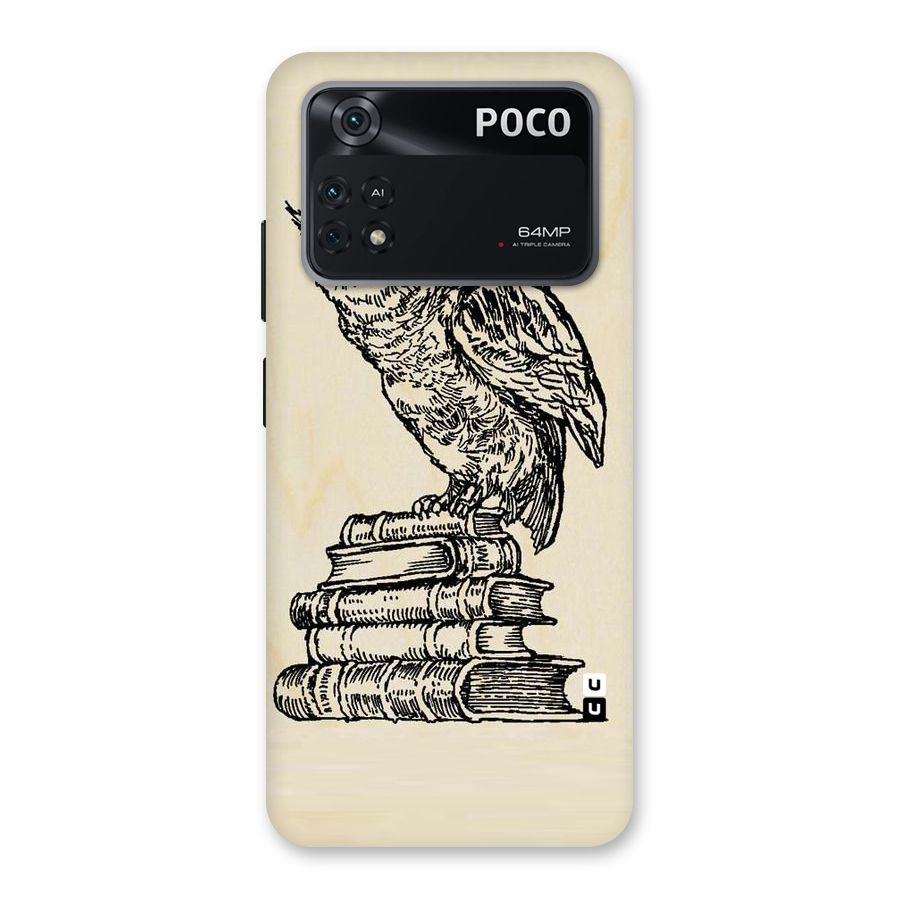 Book Owl Back Case for Poco M4 Pro 4G