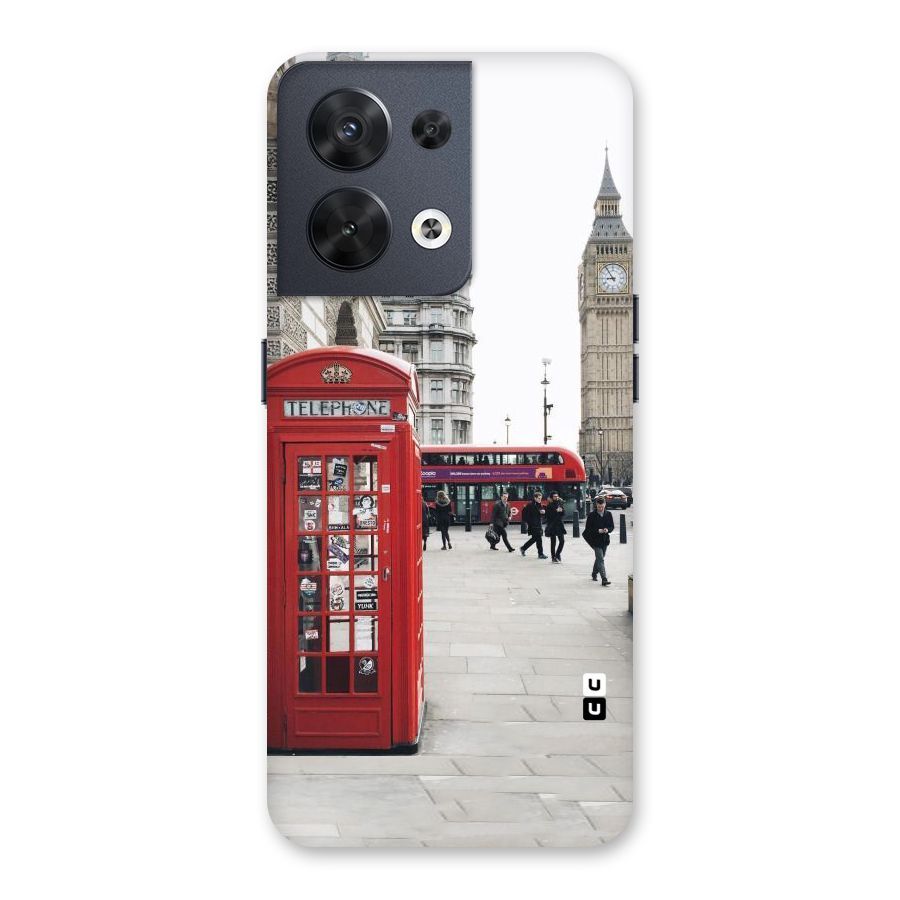 Booth In Red Back Case for Oppo Reno8 5G