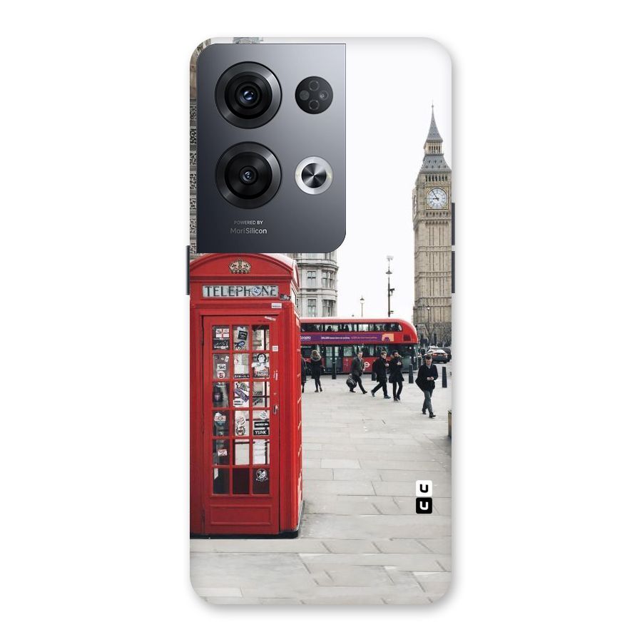 Booth In Red Back Case for Oppo Reno8 Pro 5G