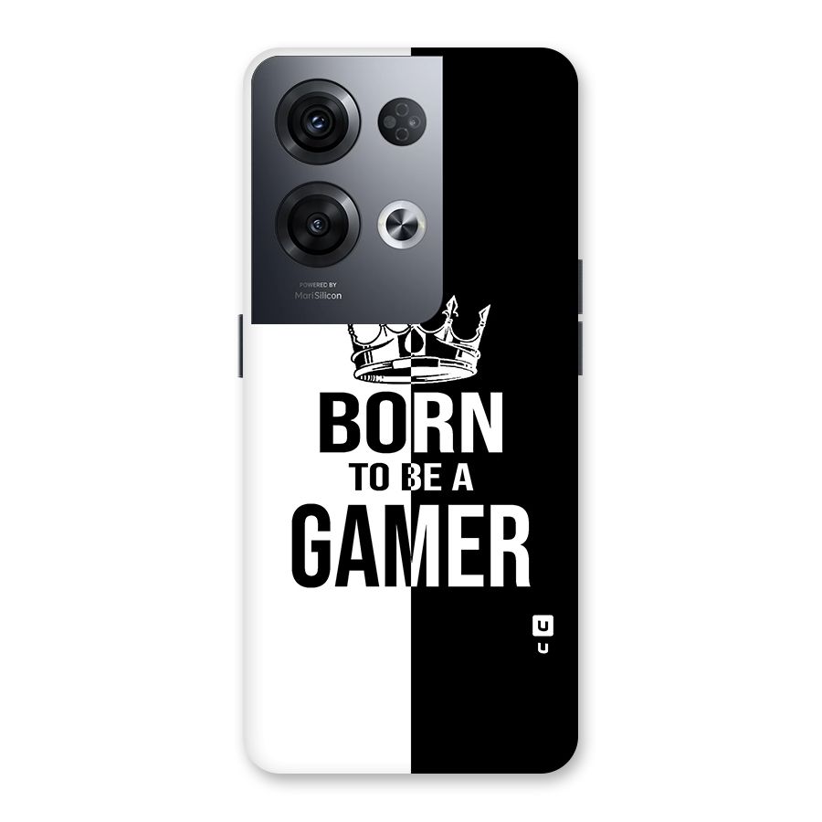 Born To Be Gamer Back Case for Oppo Reno8 Pro 5G