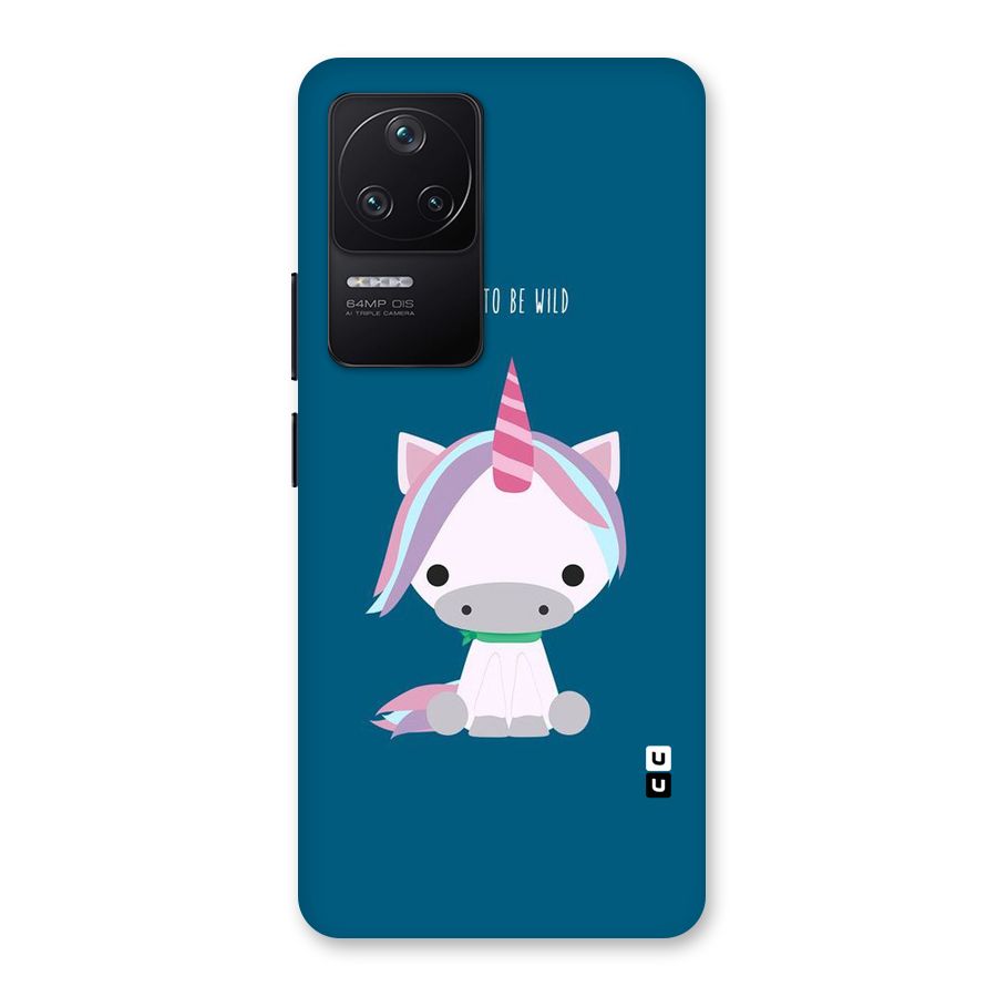 Born Wild Unicorn Back Case for Poco F4 5G