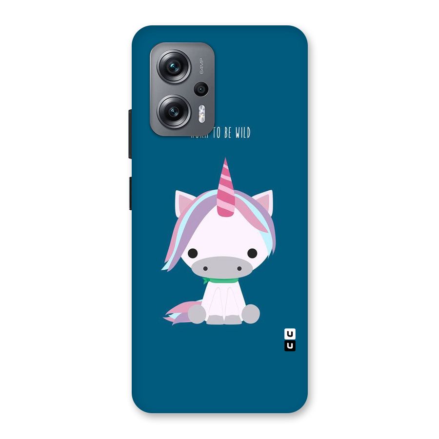 Born Wild Unicorn Back Case for Redmi K50i