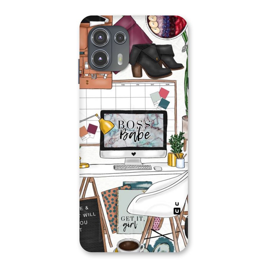 Boss Babe Back Case for Motorola Edge 20 Fusion