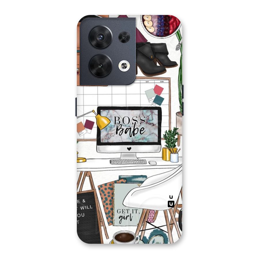 Boss Babe Back Case for Oppo Reno8 5G