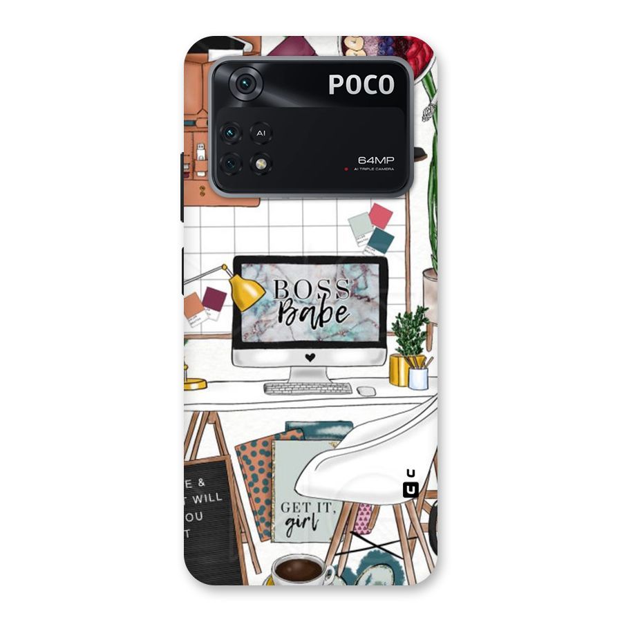 Boss Babe Back Case for Poco M4 Pro 4G