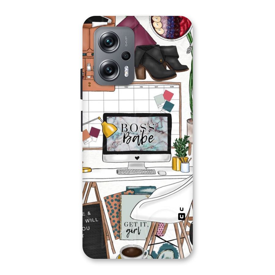 Boss Babe Back Case for Redmi K50i