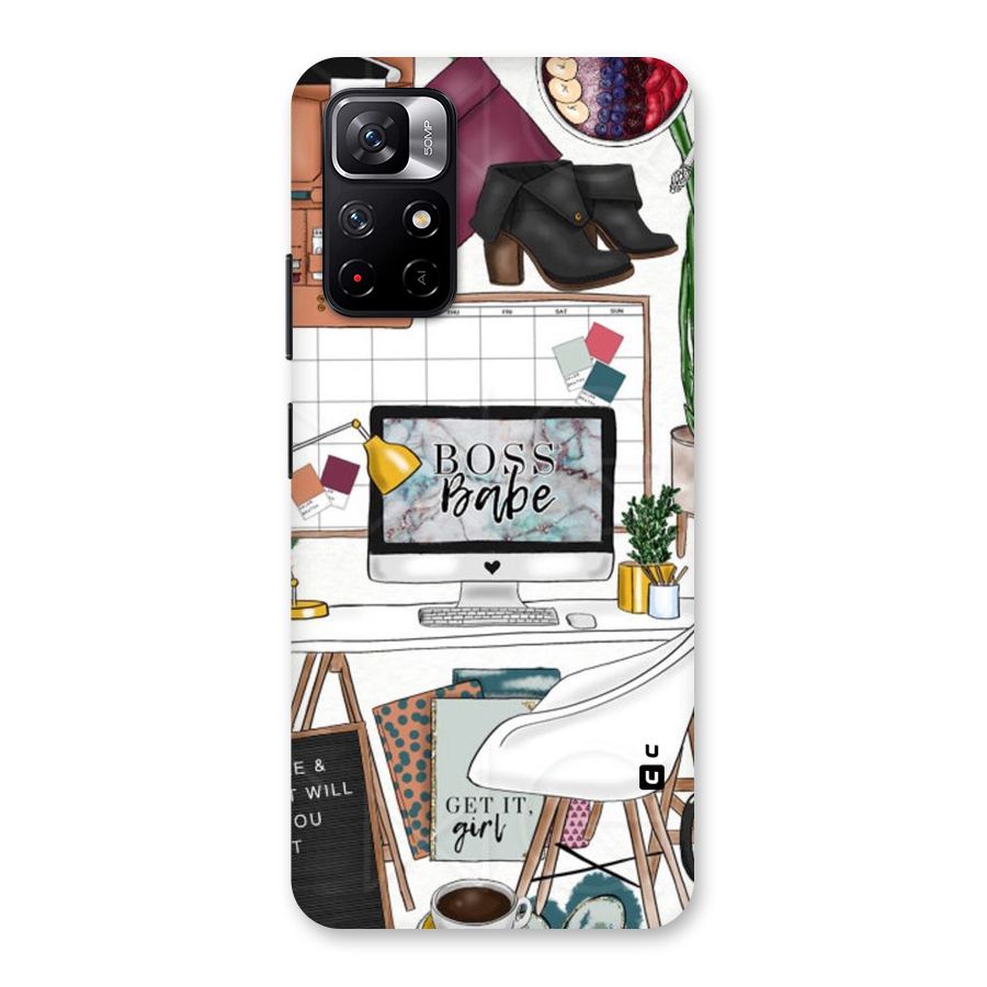 Boss Babe Back Case for Redmi Note 11T 5G
