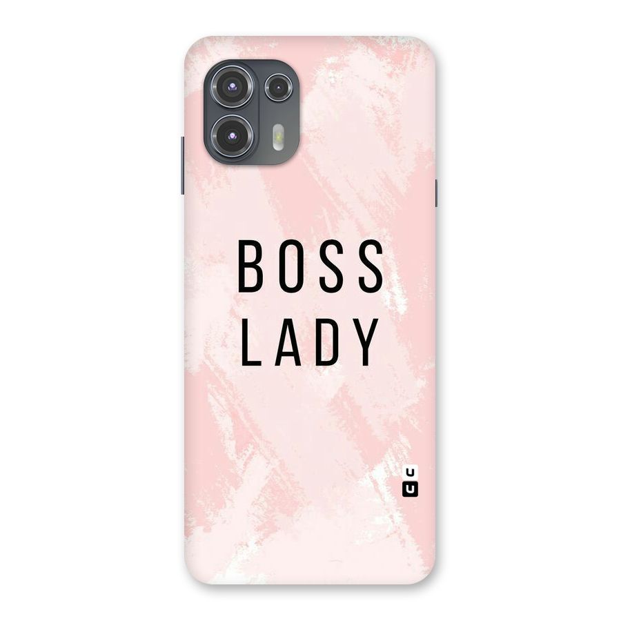 Boss Lady Pink Back Case for Motorola Edge 20 Fusion