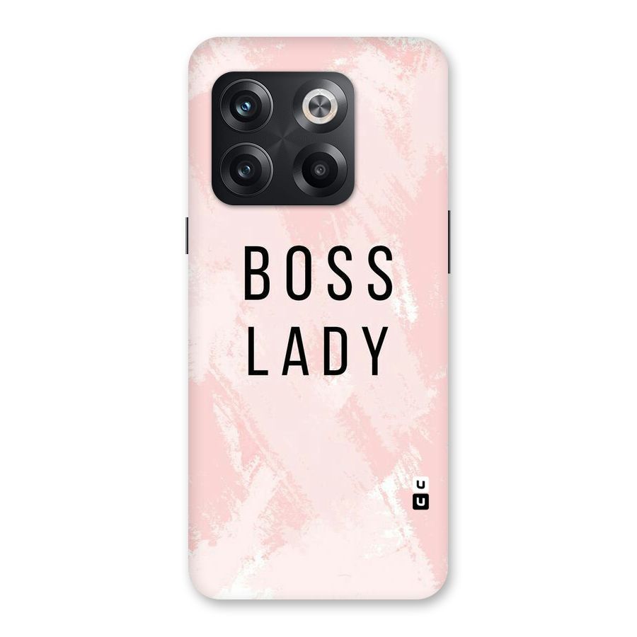 Boss Lady Pink Back Case for OnePlus 10T