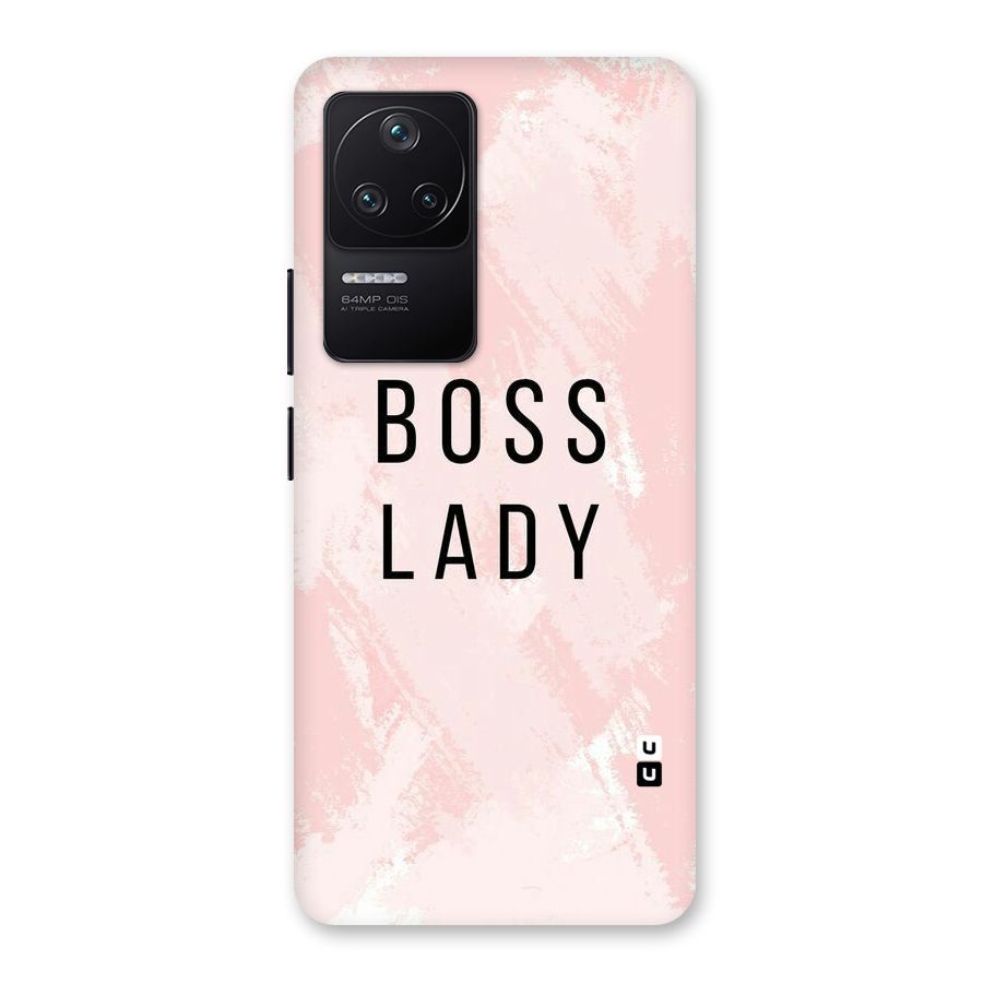 Boss Lady Pink Back Case for Poco F4 5G