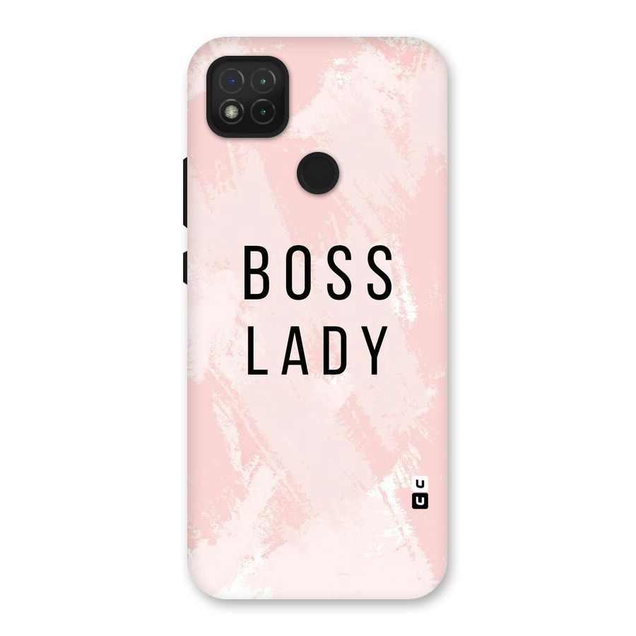 Boss Lady Pink Back Case for Redmi 9 Activ