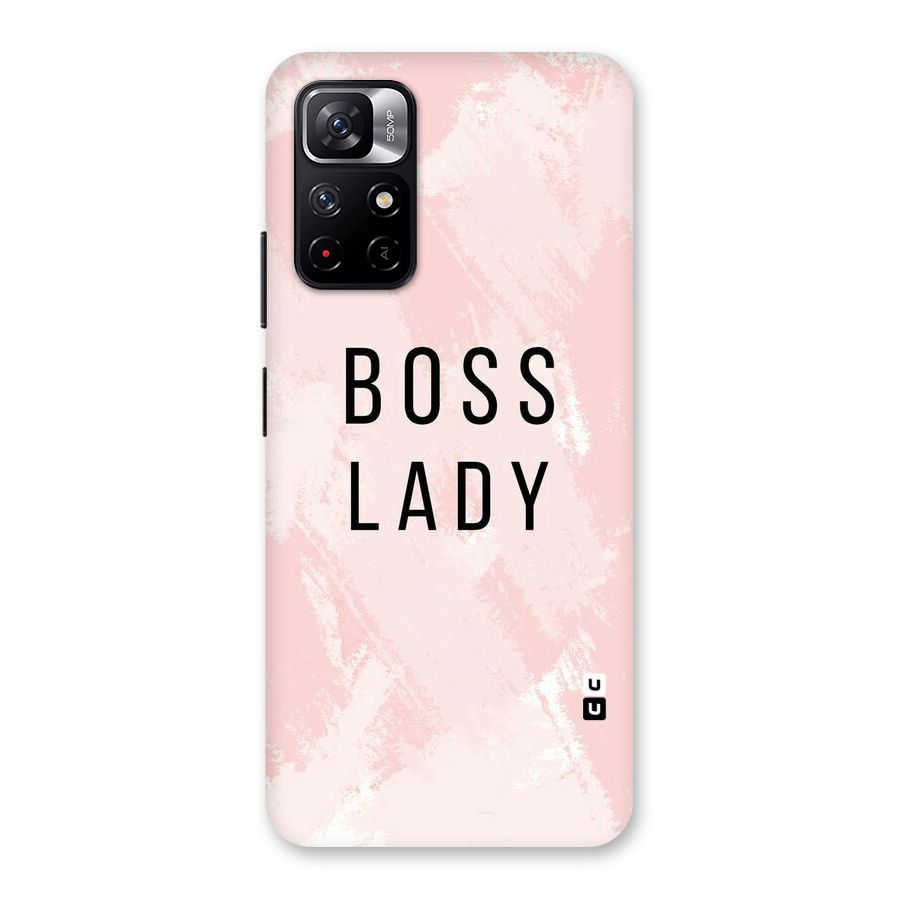 Boss Lady Pink Back Case for Redmi Note 11T 5G
