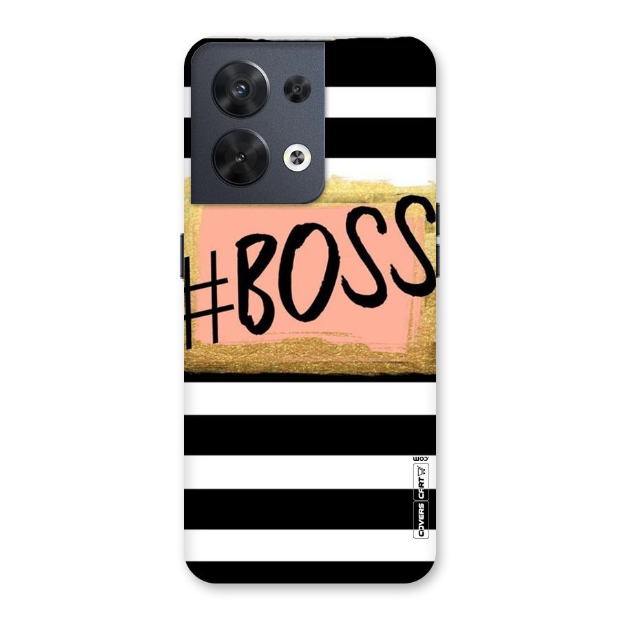 Boss Stripes Back Case for Oppo Reno8 5G