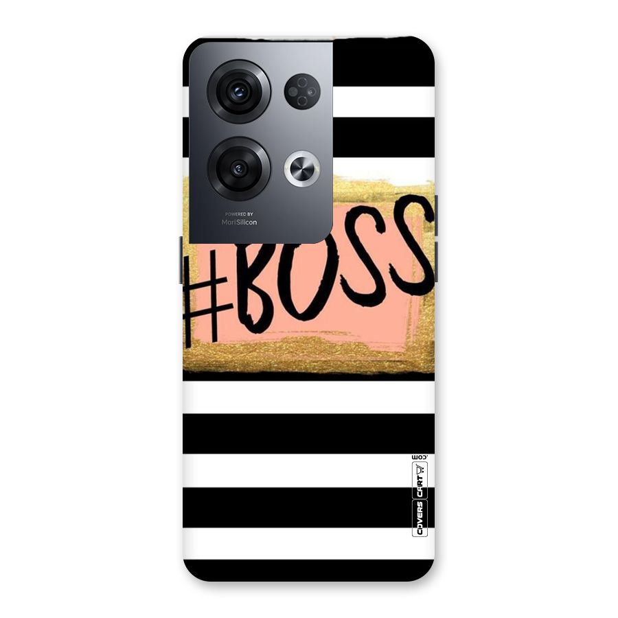 Boss Stripes Back Case for Oppo Reno8 Pro 5G