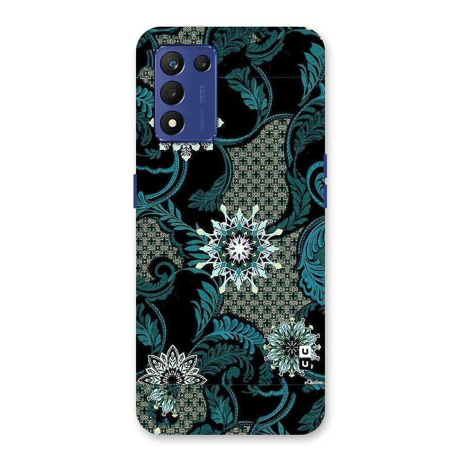 Bottle Green Floral Back Case for Realme 9 5G Speed