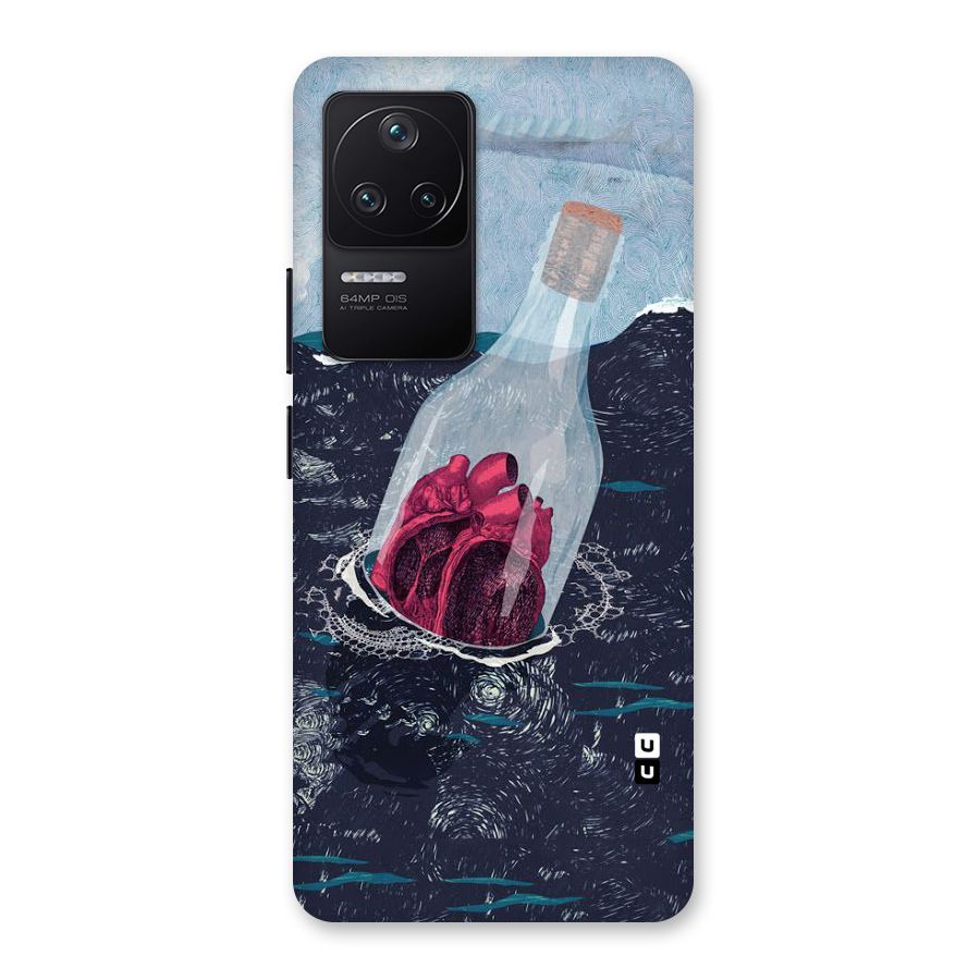 Bottle Heart Back Case for Poco F4 5G