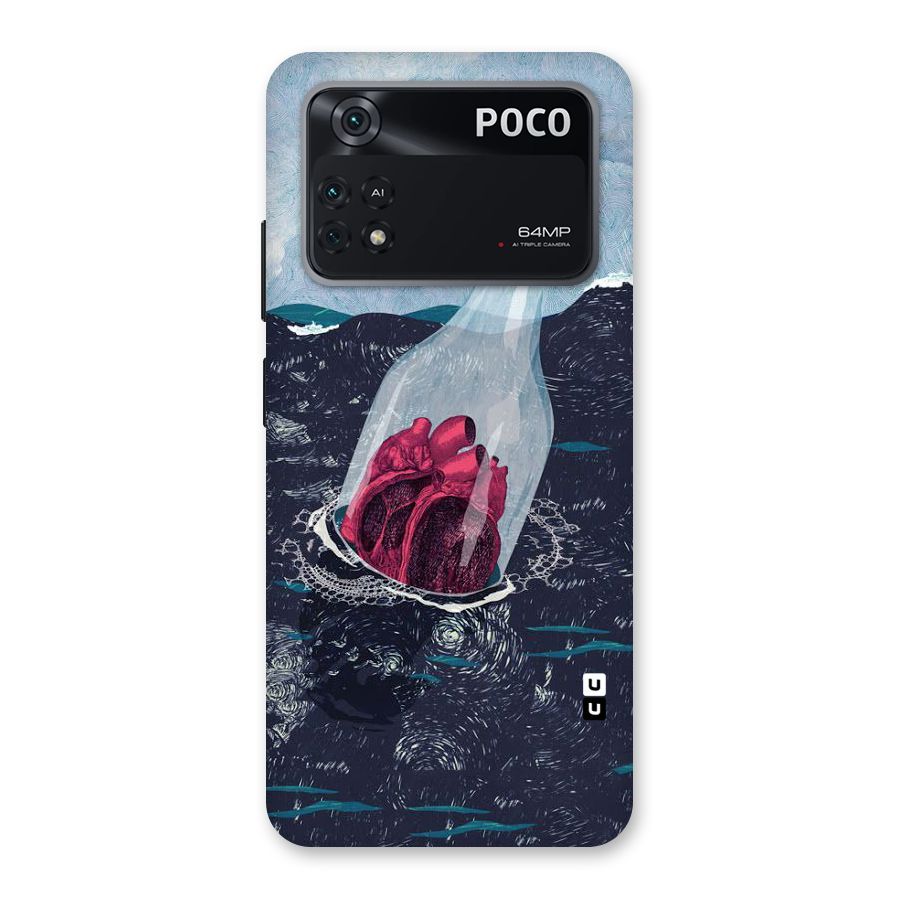 Bottle Heart Back Case for Poco M4 Pro 4G