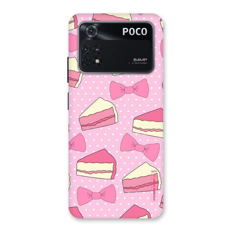 Bow Cake Back Case for Poco M4 Pro 4G