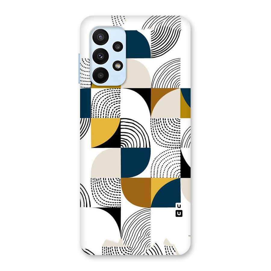 Boxes Pattern Back Case for Galaxy A23