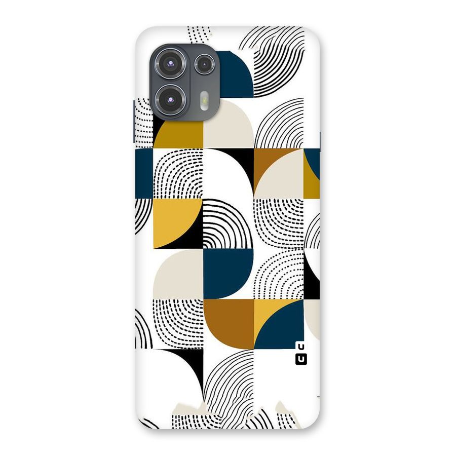 Boxes Pattern Back Case for Motorola Edge 20 Fusion