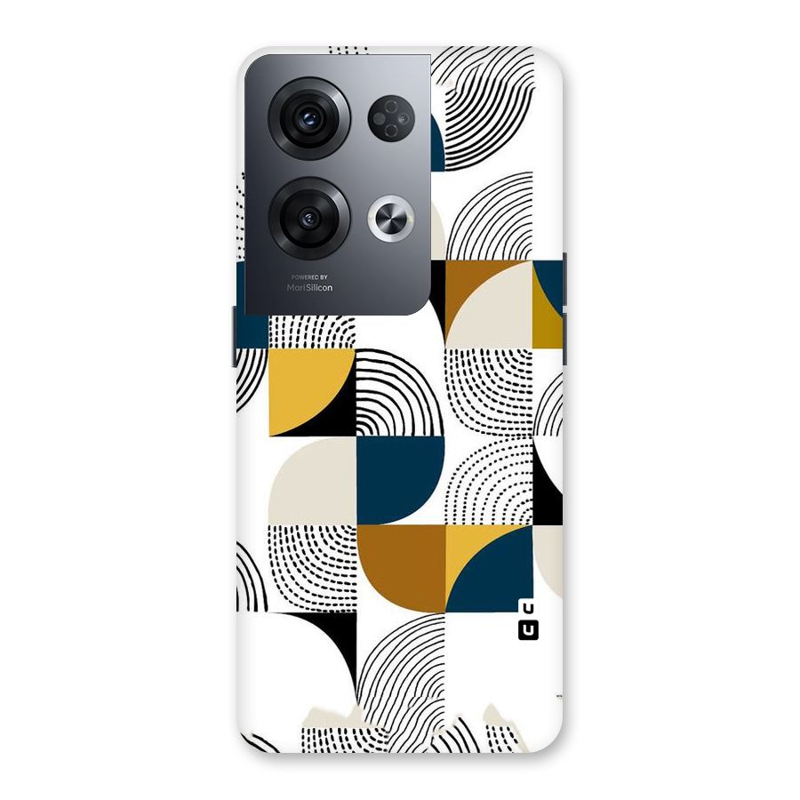 Boxes Pattern Back Case for Oppo Reno8 Pro 5G