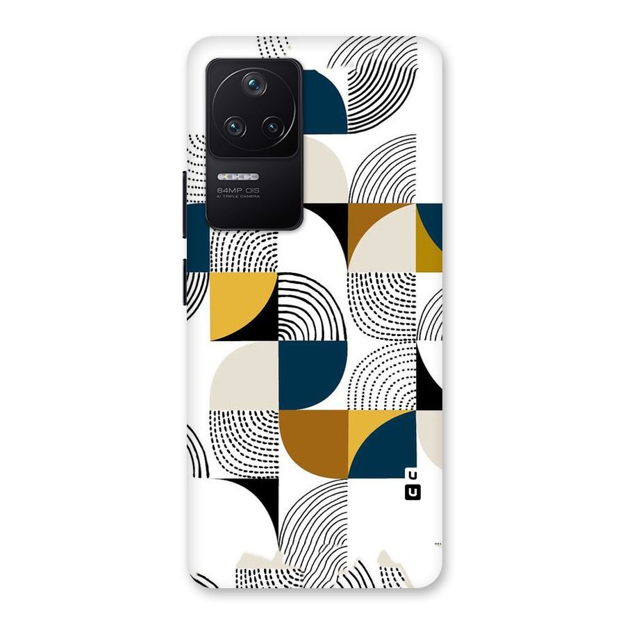 Boxes Pattern Back Case for Poco F4 5G
