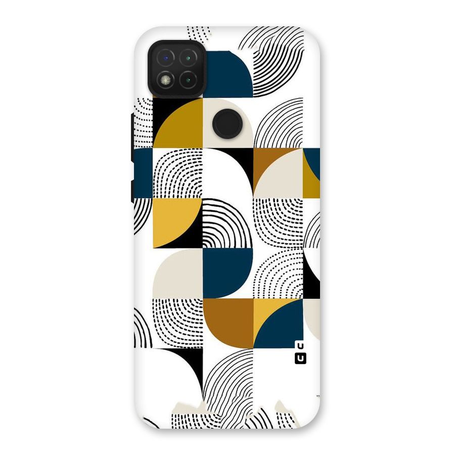 Boxes Pattern Back Case for Redmi 9 Activ