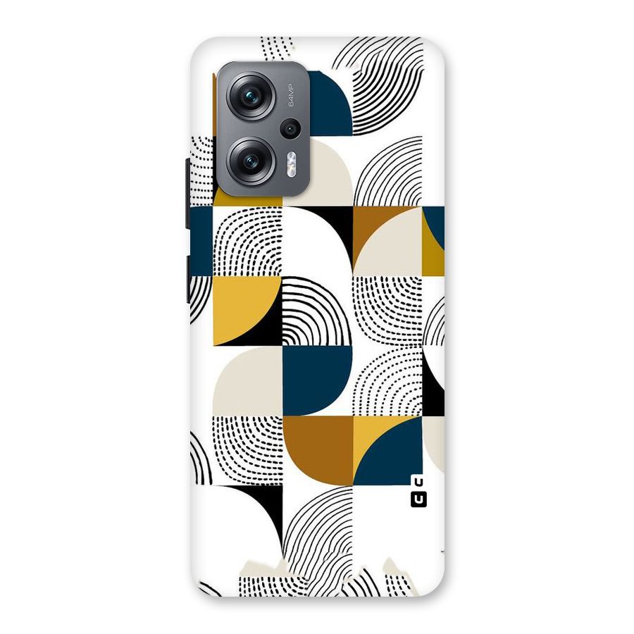 Boxes Pattern Back Case for Redmi K50i