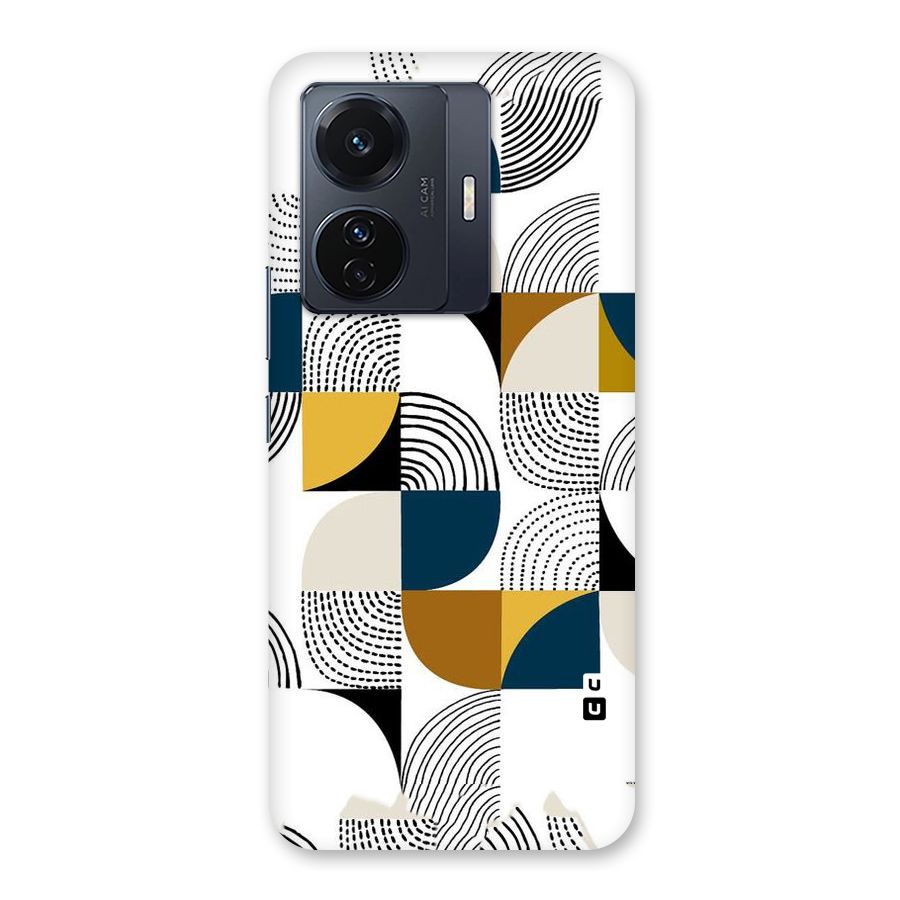 Boxes Pattern Back Case for Vivo T1 Pro
