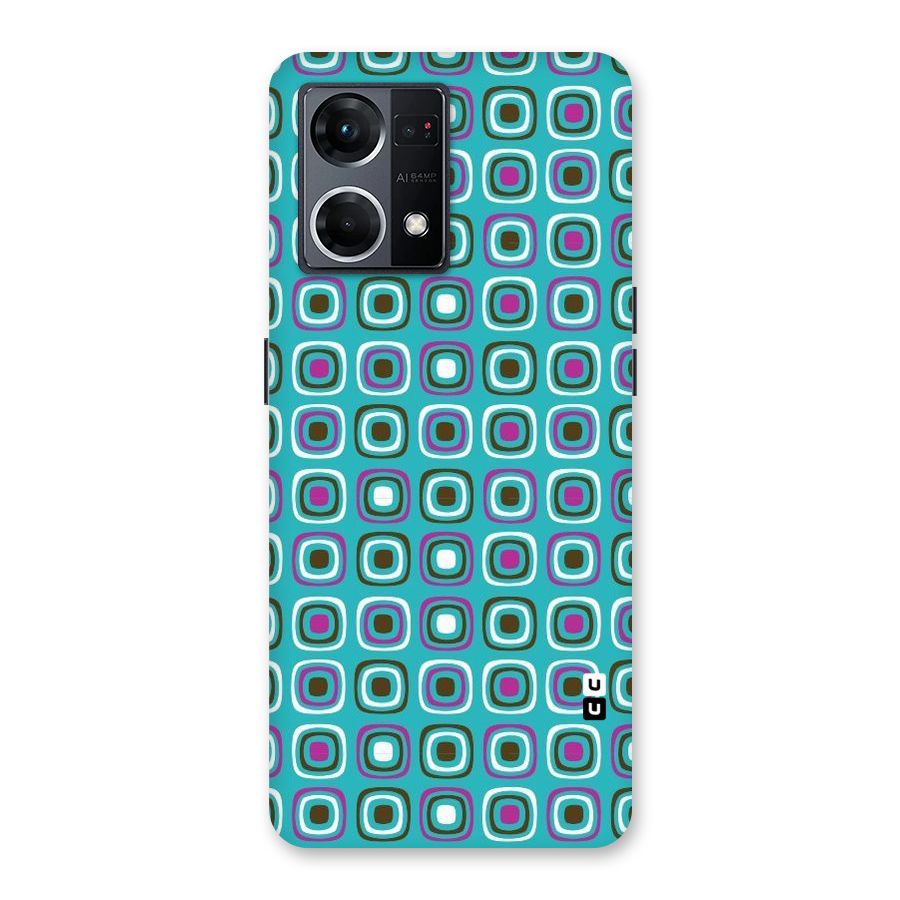 Boxes Tiny Pattern Glass Back Case for Oppo F21 Pro 5G