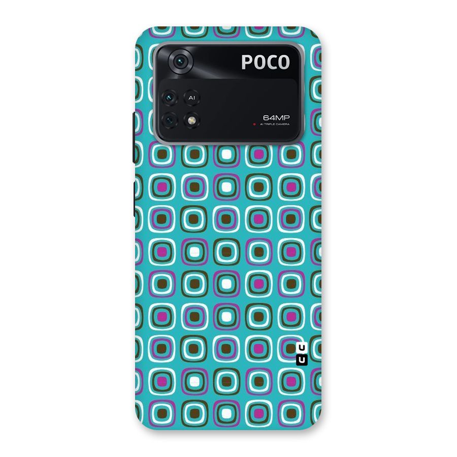 Boxes Tiny Pattern Back Case for Poco M4 Pro 4G
