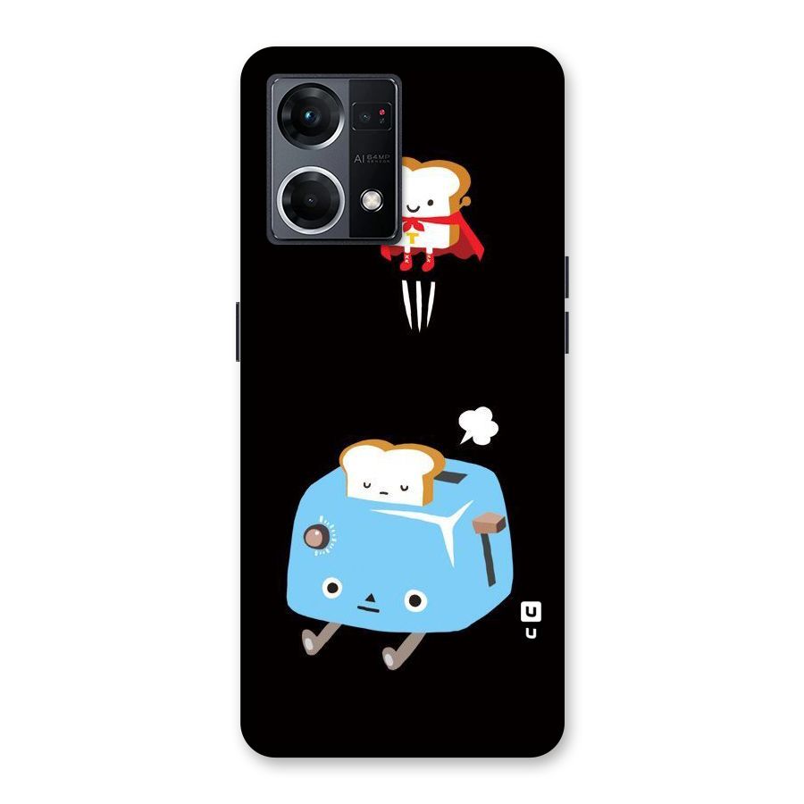 Bread Toast Glass Back Case for Oppo F21 Pro 5G