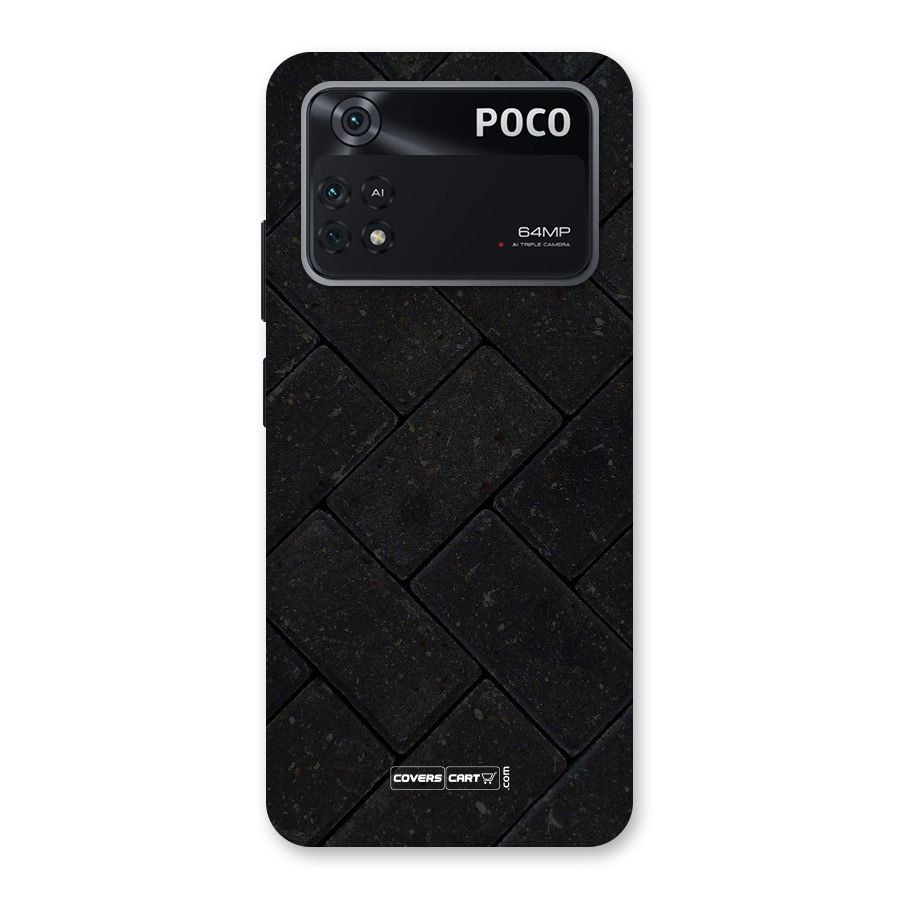 Bricks Pattern Back Case for Poco M4 Pro 4G