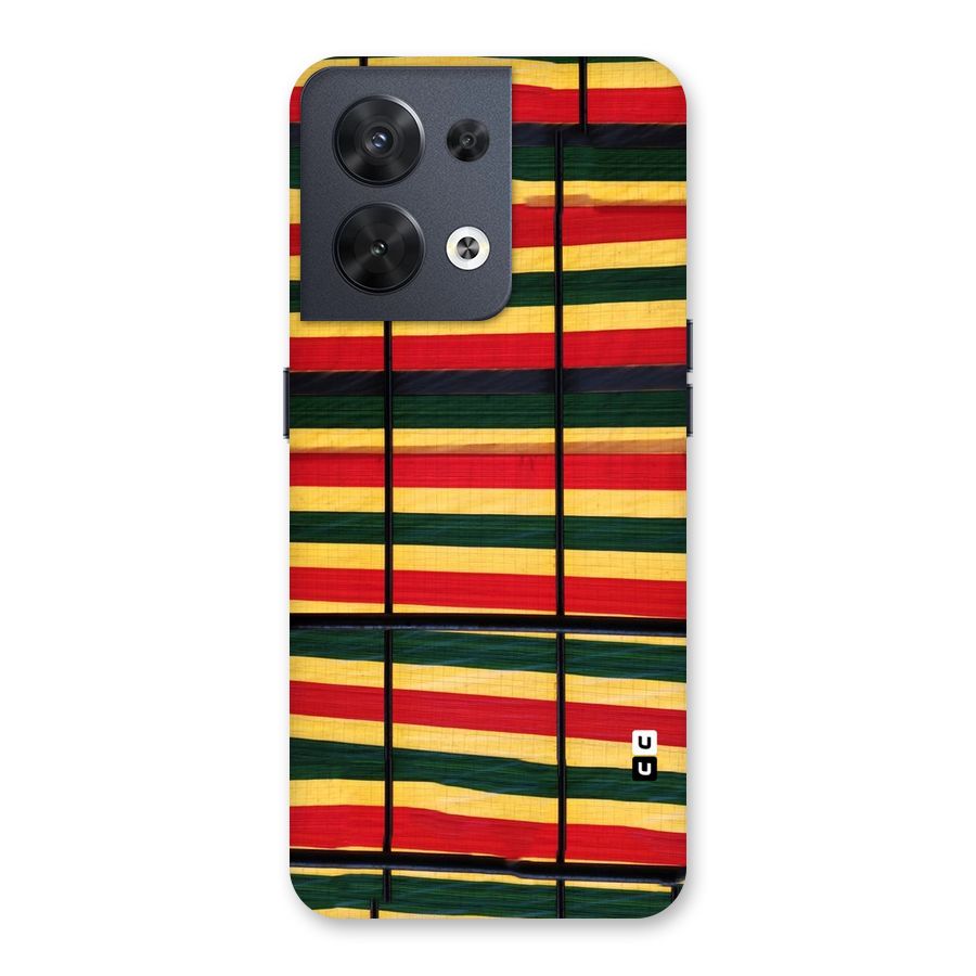Bright Colors Lines Back Case for Oppo Reno8 5G