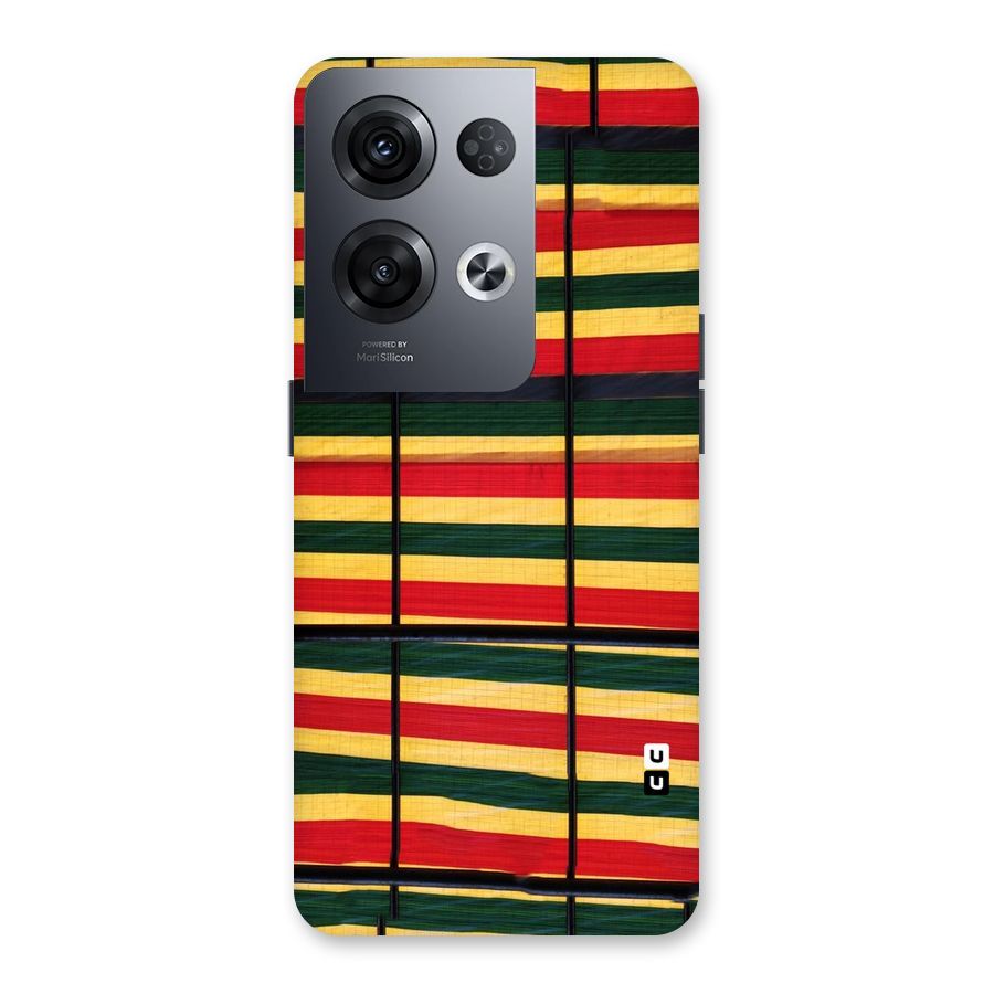 Bright Colors Lines Back Case for Oppo Reno8 Pro 5G