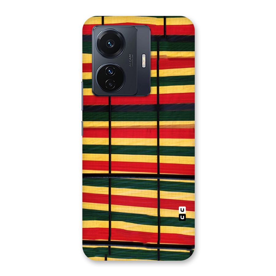 Bright Colors Lines Back Case for Vivo T1 Pro
