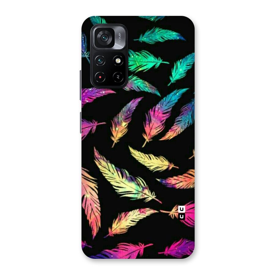 Bright Feathers Back Case for Poco M4 Pro 5G