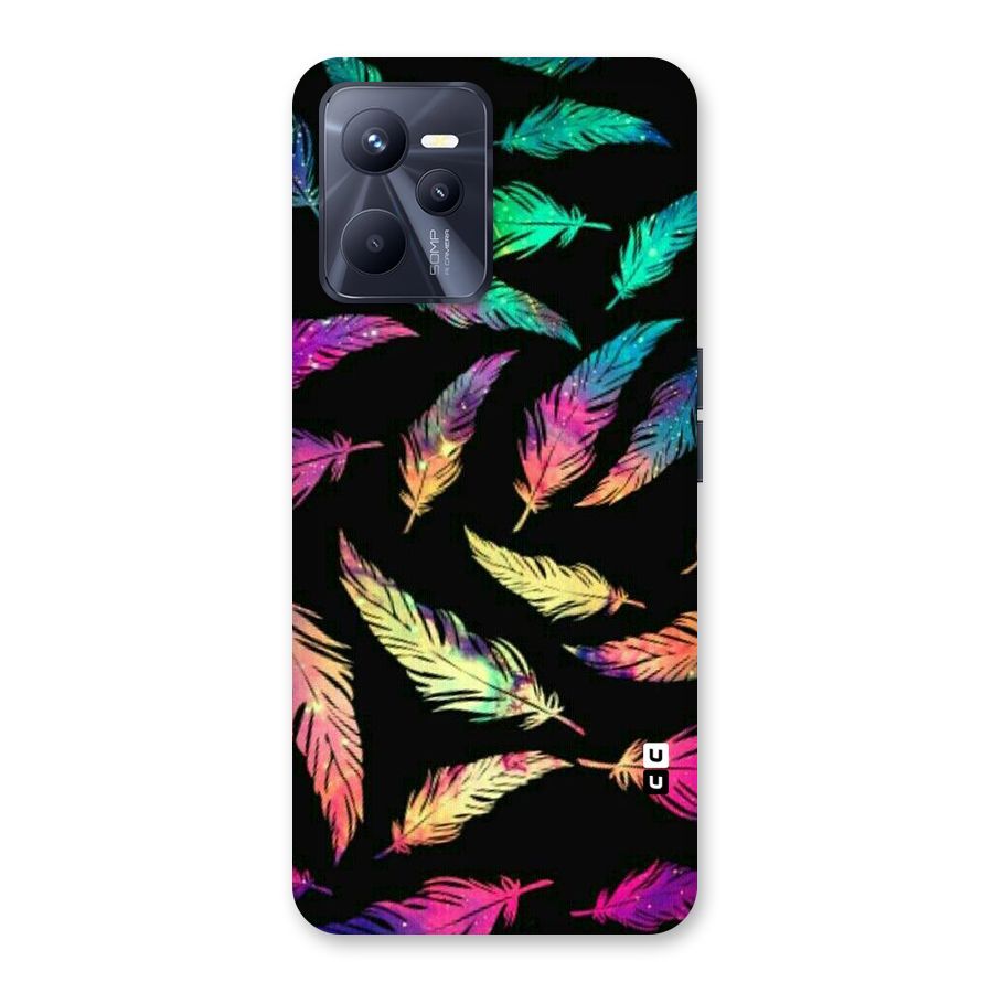 Bright Feathers Back Case for Realme C35
