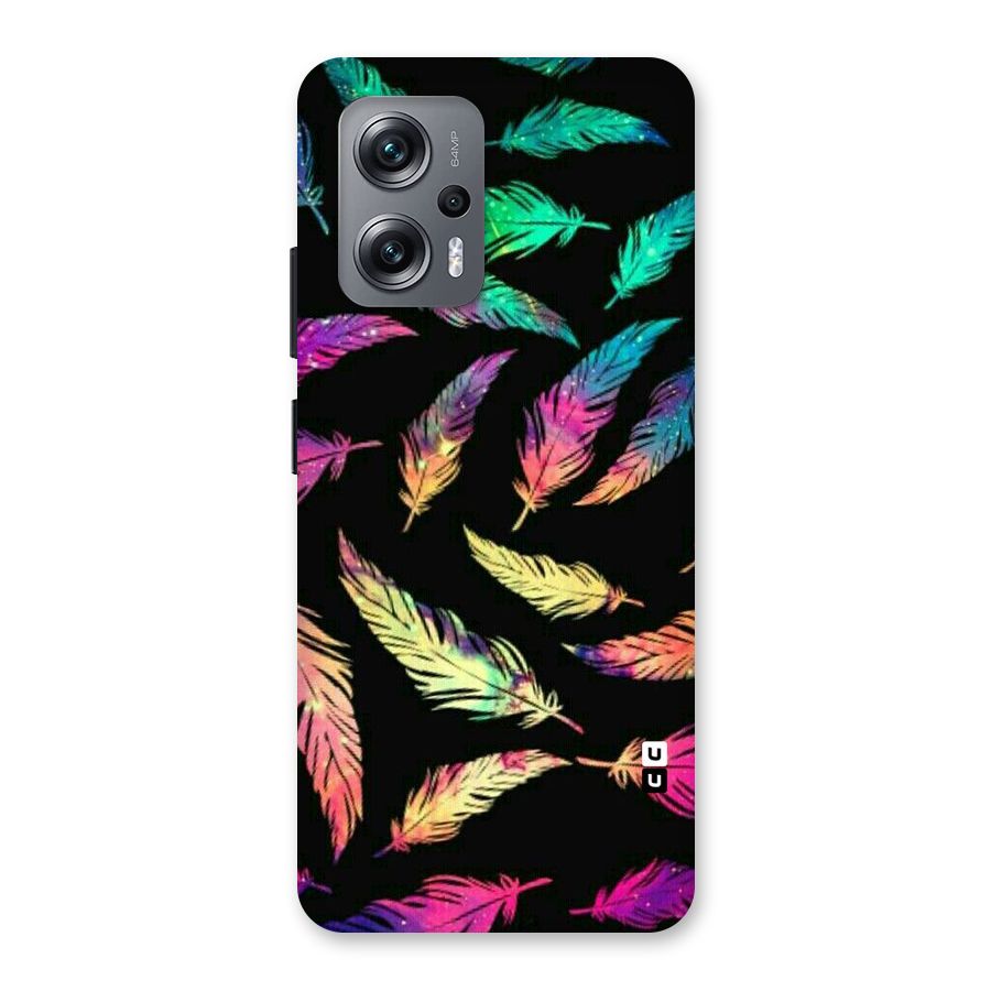 Bright Feathers Back Case for Redmi K50i