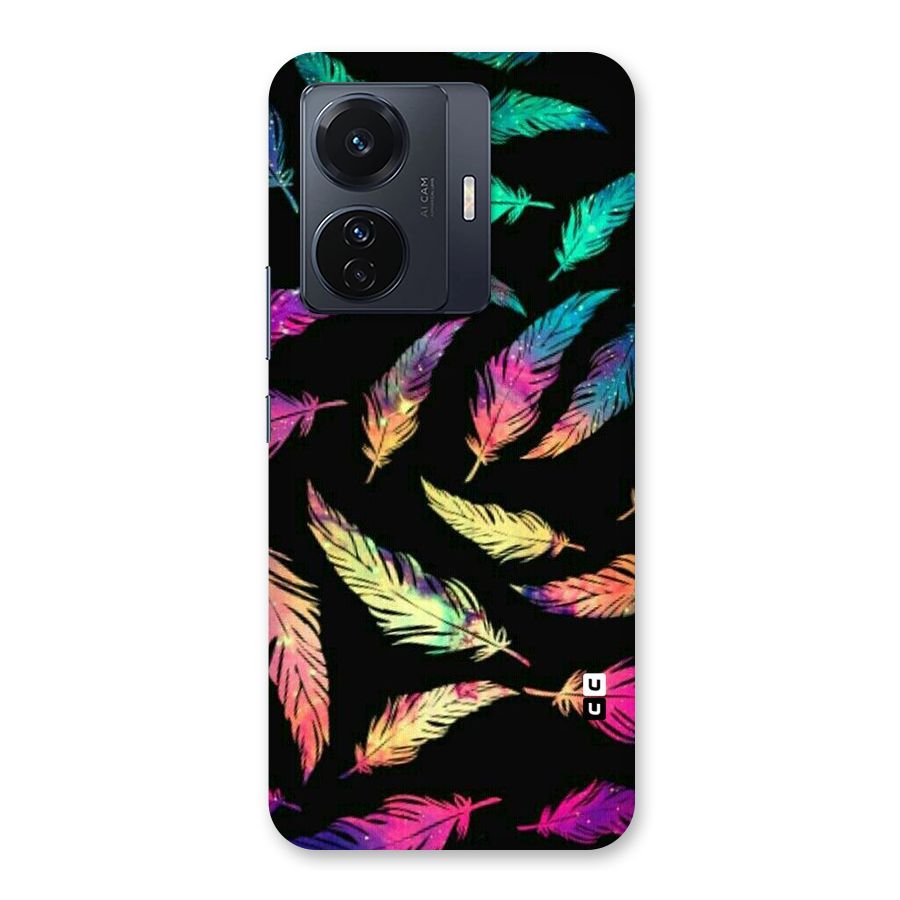 Bright Feathers Back Case for Vivo T1 Pro