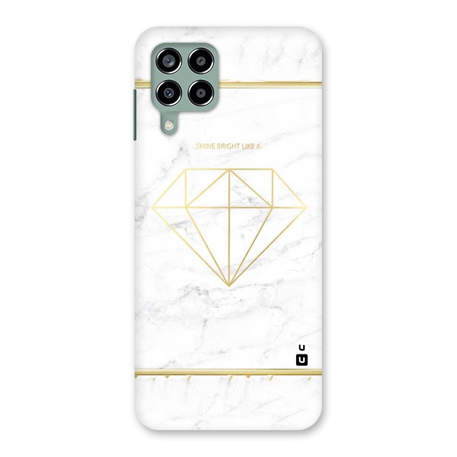 Bright Gold Diamond Back Case for Galaxy M33