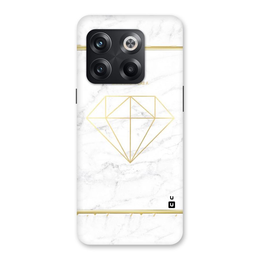 Bright Gold Diamond Back Case for OnePlus 10T